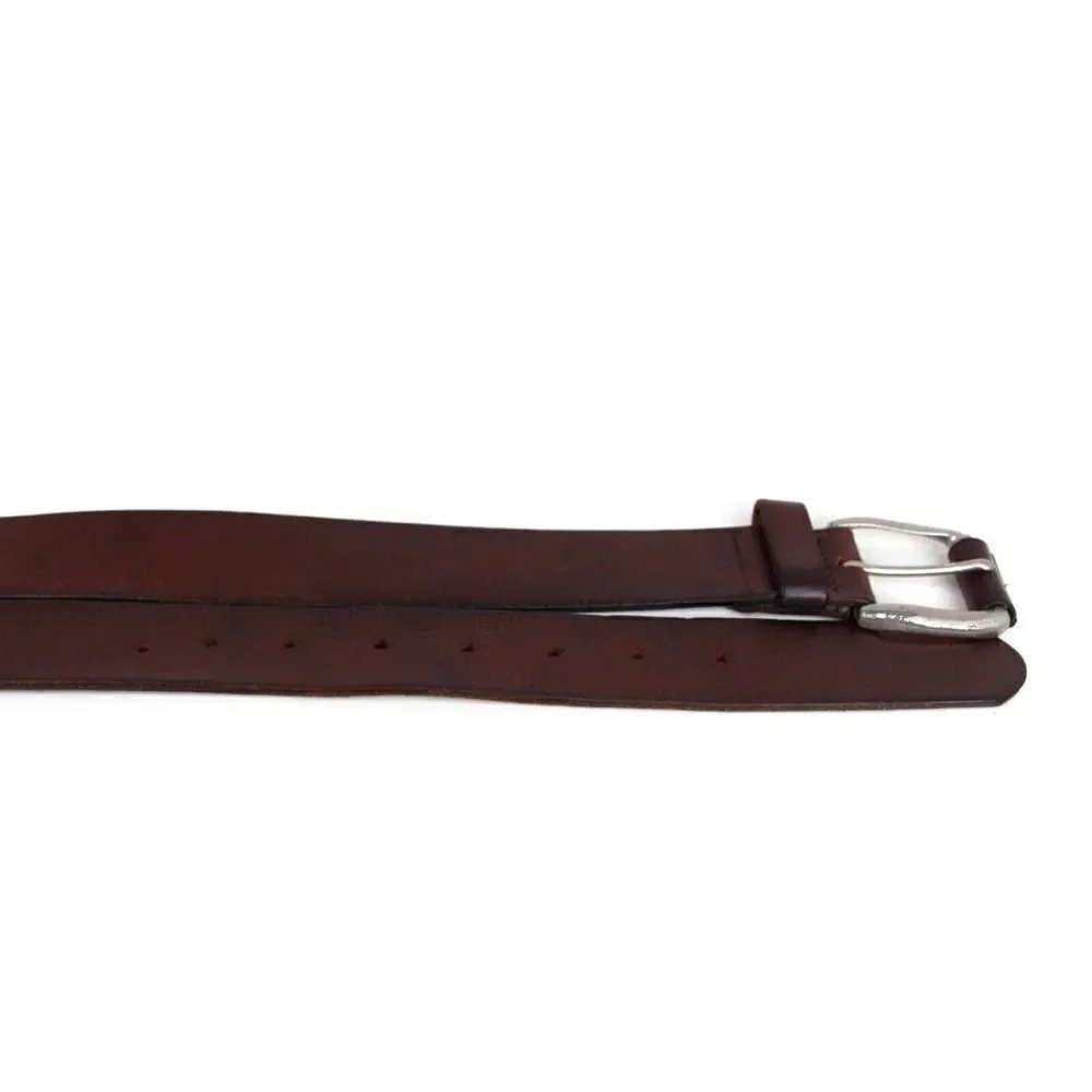 SADDLE BROWN GENUINE LEATHER 1 1/4